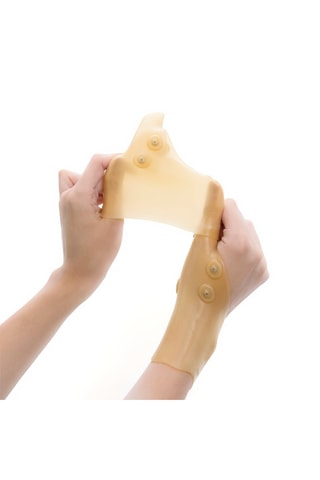 2 bracelets de compression magnétiques - Beige