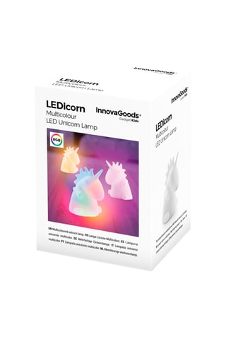 Veilleuse LED licorne - Blanc