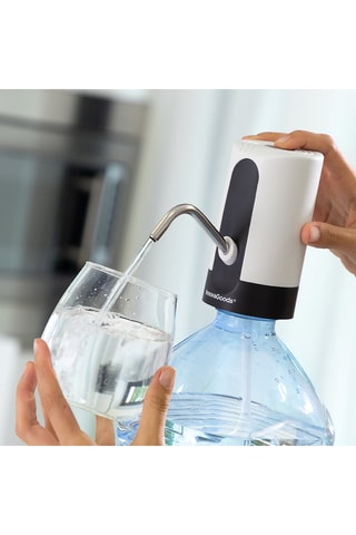 Distributeur d'eau en bouteilles en silicone - Noir et blanc