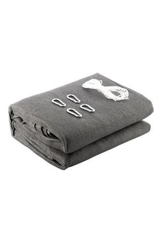 Auvent à voile rectangulaire - 3 x 4 m - Gris