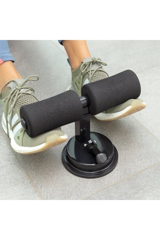 Barre de maintien pour abdominaux avec fixation ventouse - Noir