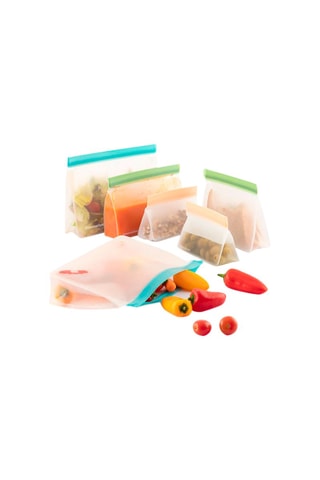 6 sacs alimentaires réutilisables