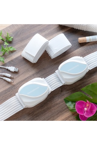 Cinto de massagem vibratório e modelador - Branco