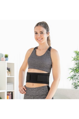 Ceinture correctrice de posture thermique - Noir