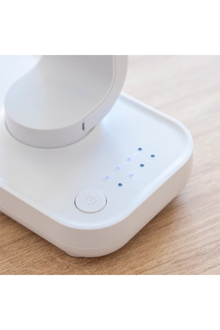 Ventilateur de bureau rechargeable - 13,8 x 18,3 x 7,5 cm - 4 vitesses