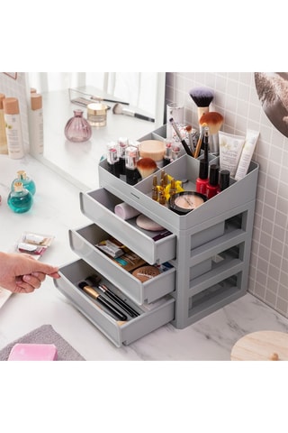 Organisateur de maquillage - 
Gris