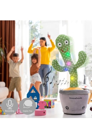 Cactus dansant et parlant rechargeable - Dès 6 mois