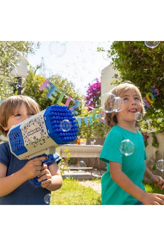 Pistolet à bulles géant rechargeable avec LED