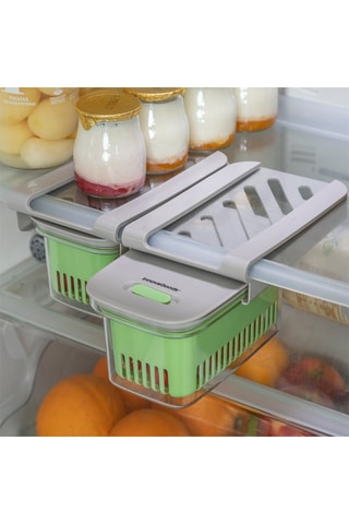 Récipient de conservation - Vert et gris