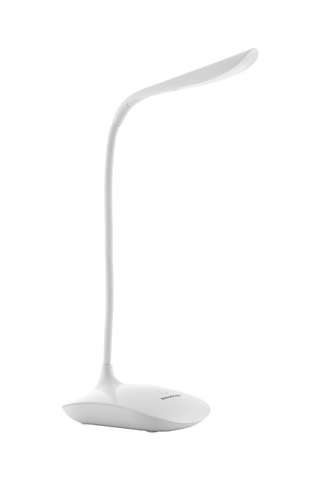 Lampe de table à LED rechargeable et tactile - Blanc