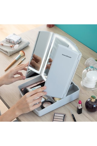 Miroir LED 3-en-1 - Gris