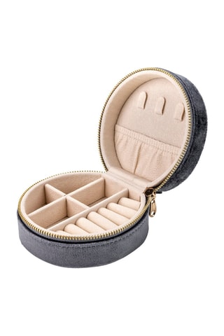 Velours Sieradendoos Madrid - Grijs - Somm