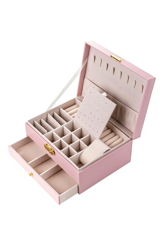 Sieradendoos Hamburg - Roze - Somm