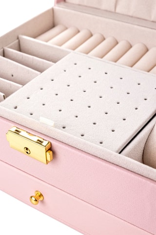 Sieradendoos Hamburg - Roze - Somm