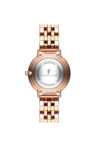 Stalen Quartz Horloge met Diamant Agnes