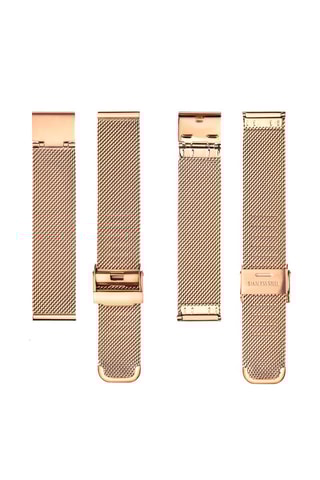 Stalen Quartz Horloge met Diamanten Monroe