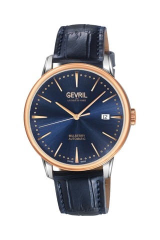 Automatisch Leren Horloge - Blauw en Goudkleurig