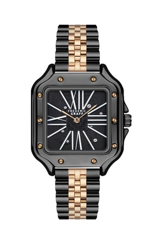 Stalen Quartz Horloge - Zwart