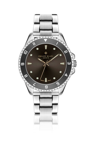 Montre à quartz en acier - Argenté