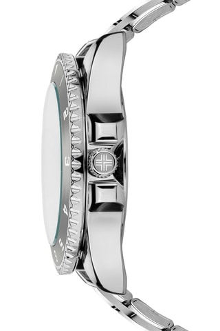 Montre à quartz en acier - Argenté