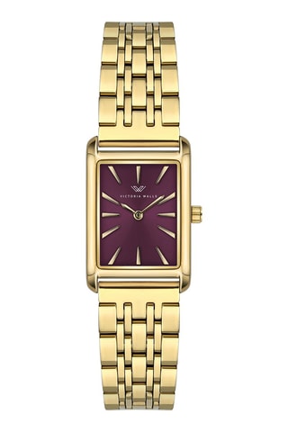 Stalen Japans Quartz Horloge - Goudkleurig