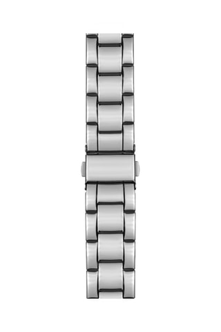 Stalen en Parelmoeren Quartz Horloge   Zilverkleurig - Emily Westwood