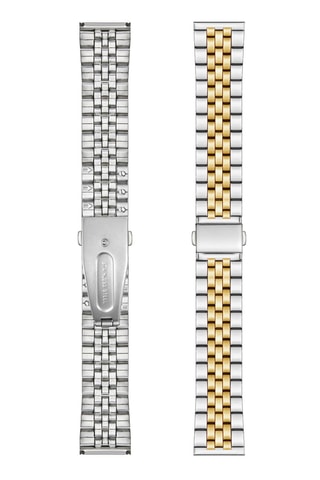 Stalen en Parelmoeren Quartz Horloge Tirana