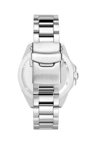 Stalen Quartz Horloge Aquadiver- Zilverkleurig en Donkerblauw