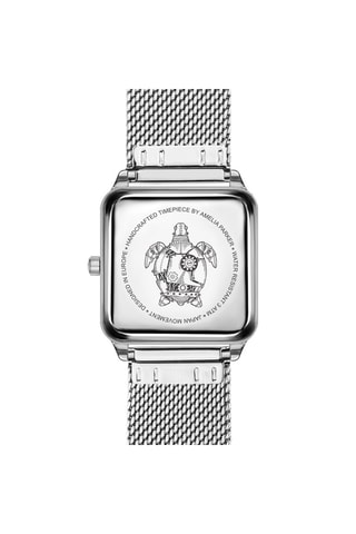 Stalen Quartz Horloge Night Voyage- Zilverkleurig