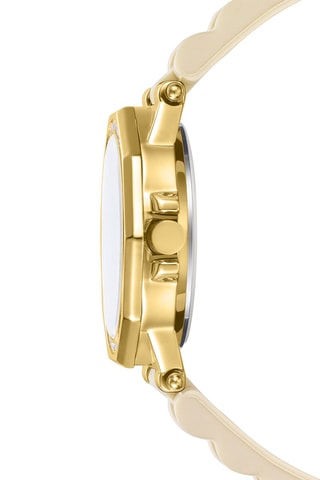 Siliconen Quartz Horloge Geel en Goudkleurig