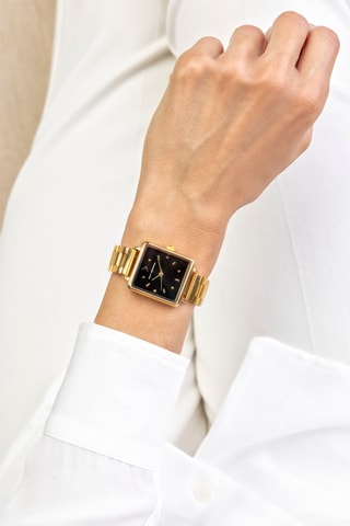 Stalen Quartz Horloge - Goudkleurig - Victoria Walls