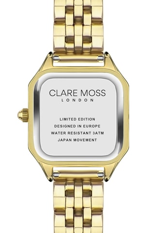 Stalen Quartz Horloge Lilac - Goudkleurig