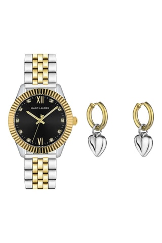 Set Quartz Horloge en Oorbellen Edinburgh