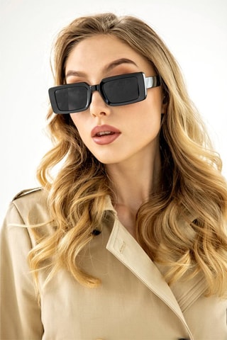 Zonnebril Uniseks Categorie 3 - Zwart - Monica Monaco