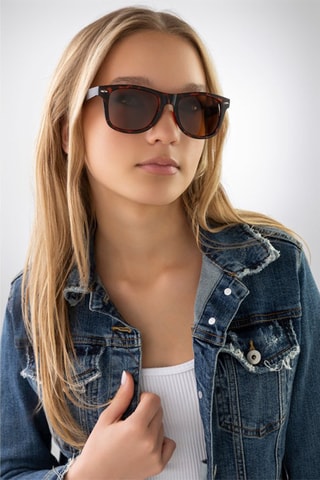 Gepolariseerde Zonnebril Mixed - Bruin en oranje