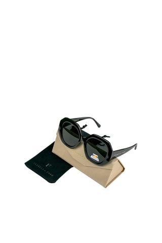 Gepolariseerde zonnebril voor dames Glamour - categorie 3 - Zwart