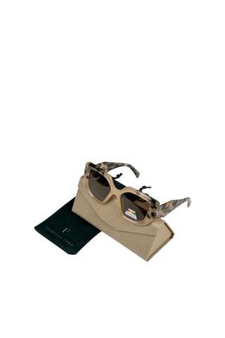 Gepolariseerde zonnebril voor dames Eleganza- categorie 3 - Bruin en donkergeel