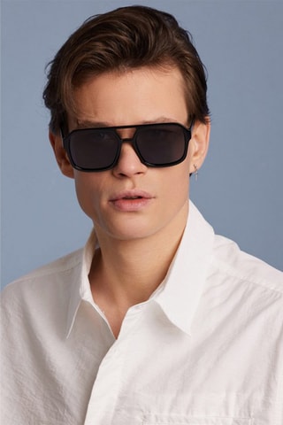 Uniseks gepolariseerde zonnebril Nebula- categorie 3 - Zwart