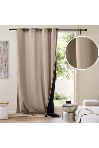 Rideau Madison - Noisette - 140 x 260 cm