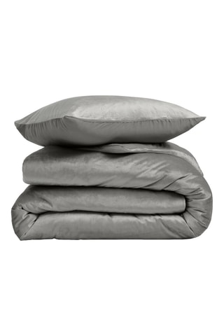 Parure de couette Velina - Anthracite