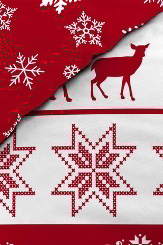 Parure de couette Floconette - Rouge