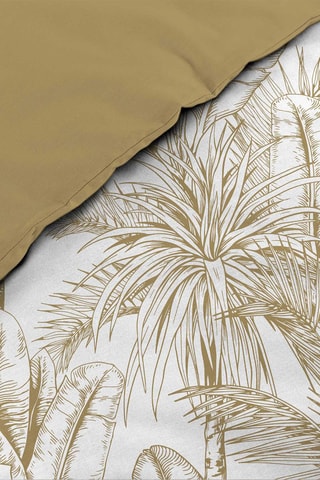 Parure de couette Dune - Sable et blanc