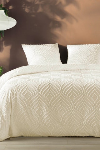 Parure de couette 110 fils/cm² Heltie - Ivoire