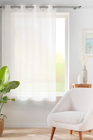Voilage Carlin - Blanc - 140 x 180 cm