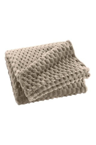 Plaid Mini Frosty - Taupe - 125 x 150 cm
