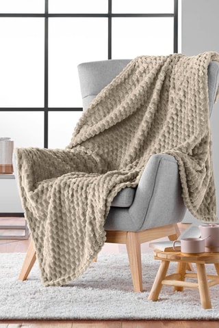 Plaid Mini Frosty - Taupe - 125 x 150 cm