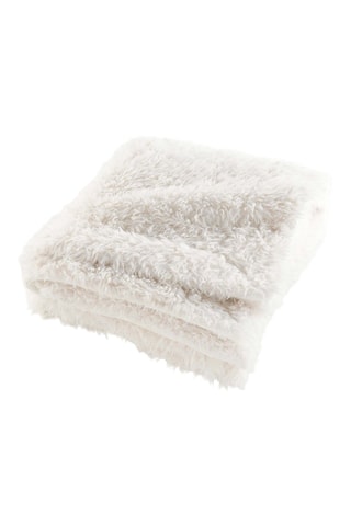 Plaid Mouton - Blanc - 220 x 240 cm