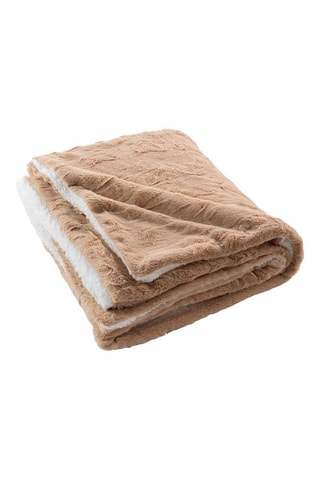 Plaid Foxy - Sable - 180 x 220 cm