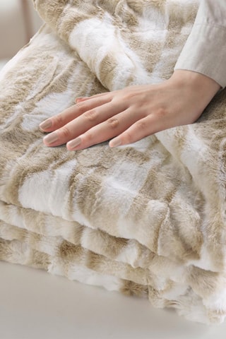 Plaid Cheyenne - Naturel - 125 x 150 cm