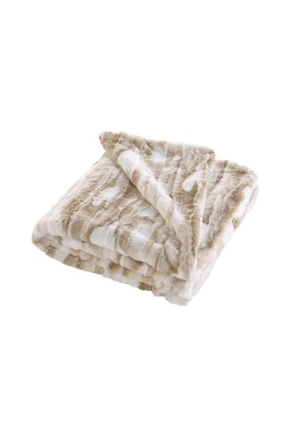 Plaid Cheyenne - Naturel - 125 x 150 cm